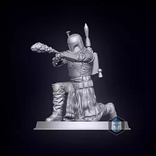 Boba Fett Figurine - Pose 2 3D print model