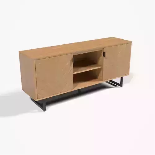 Navu media Cabinet oak veneer