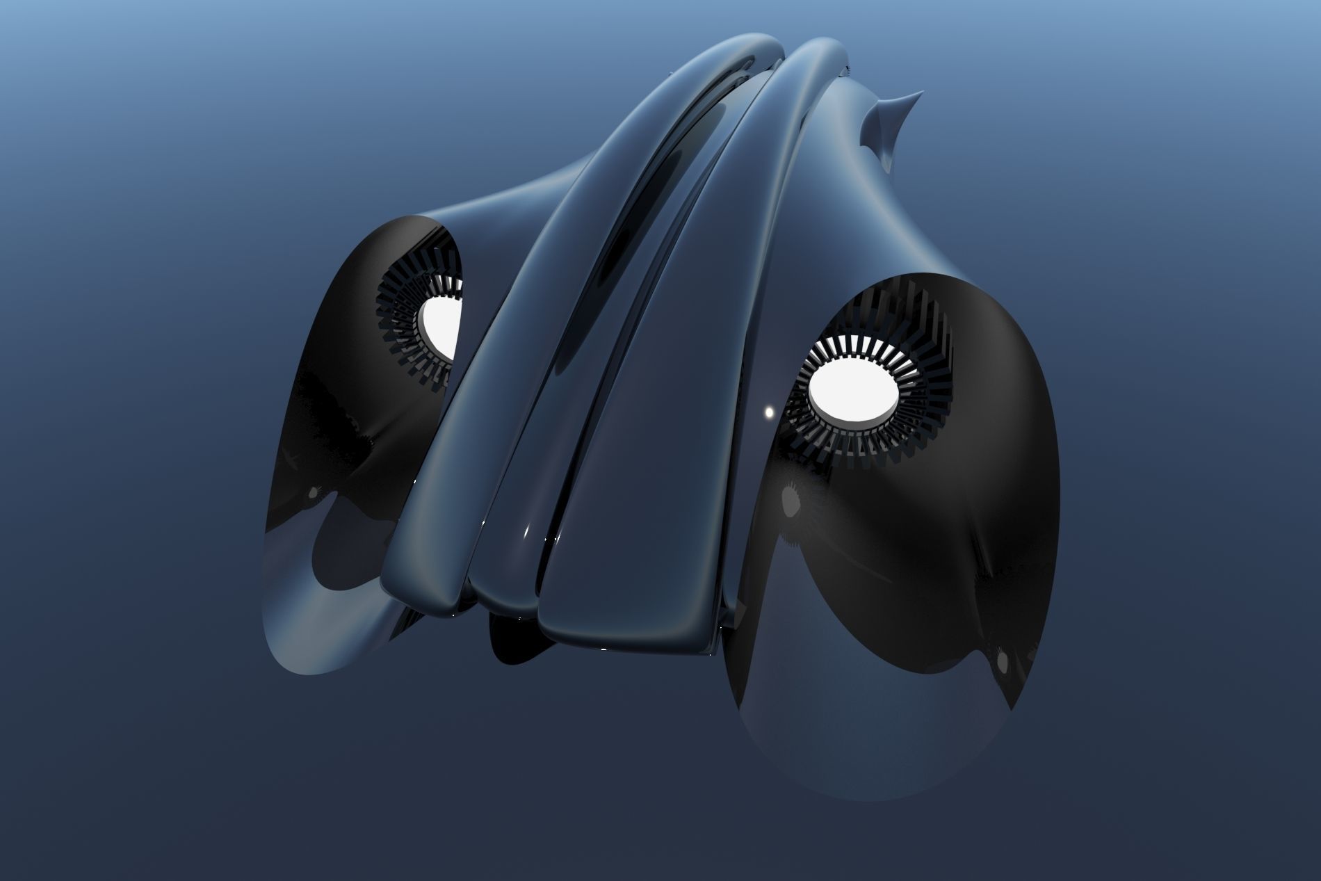 Spaceship Sci-Fi Turbo 3D 3D model_4