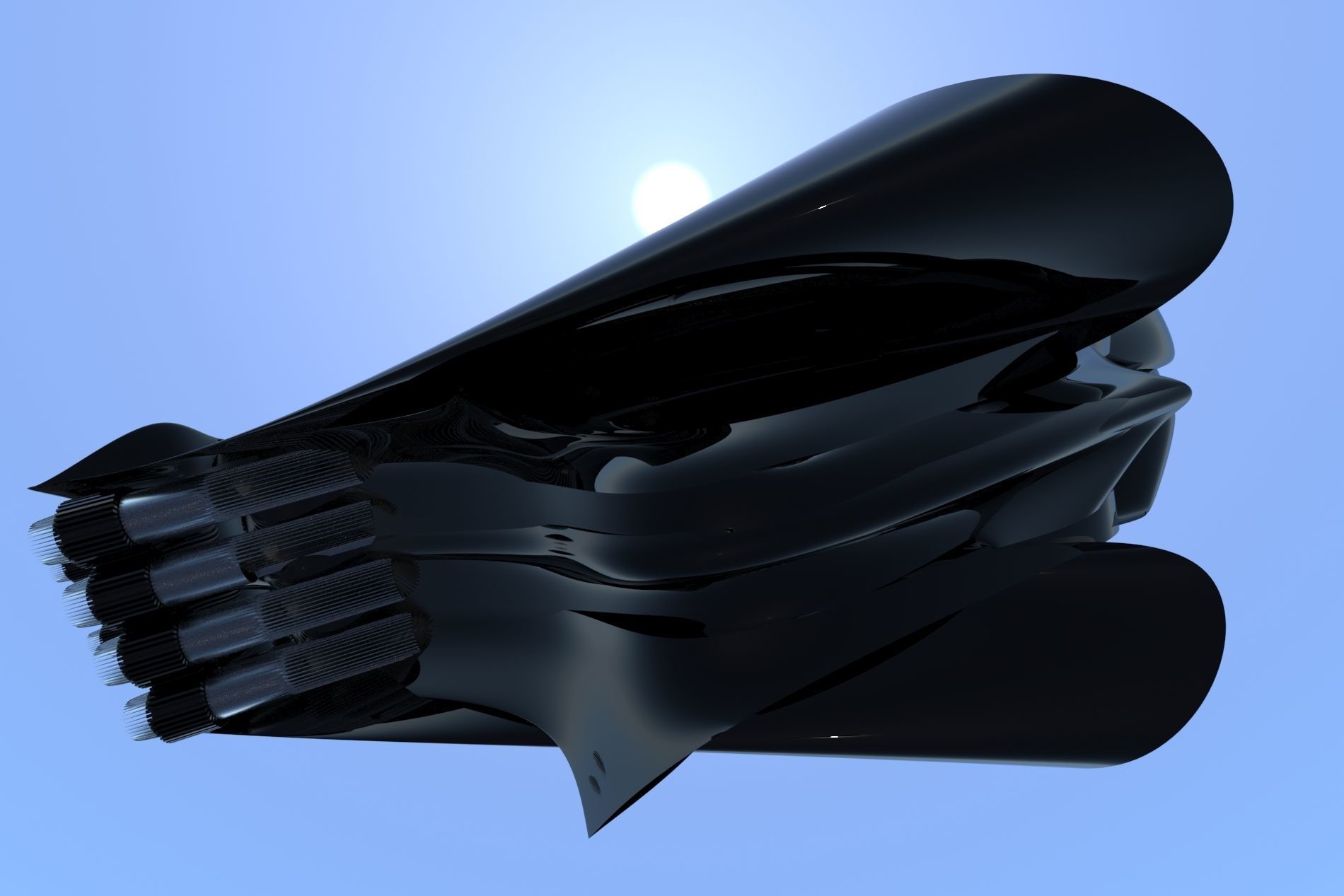 Spaceship Sci-Fi Turbo 3D 3D model_16