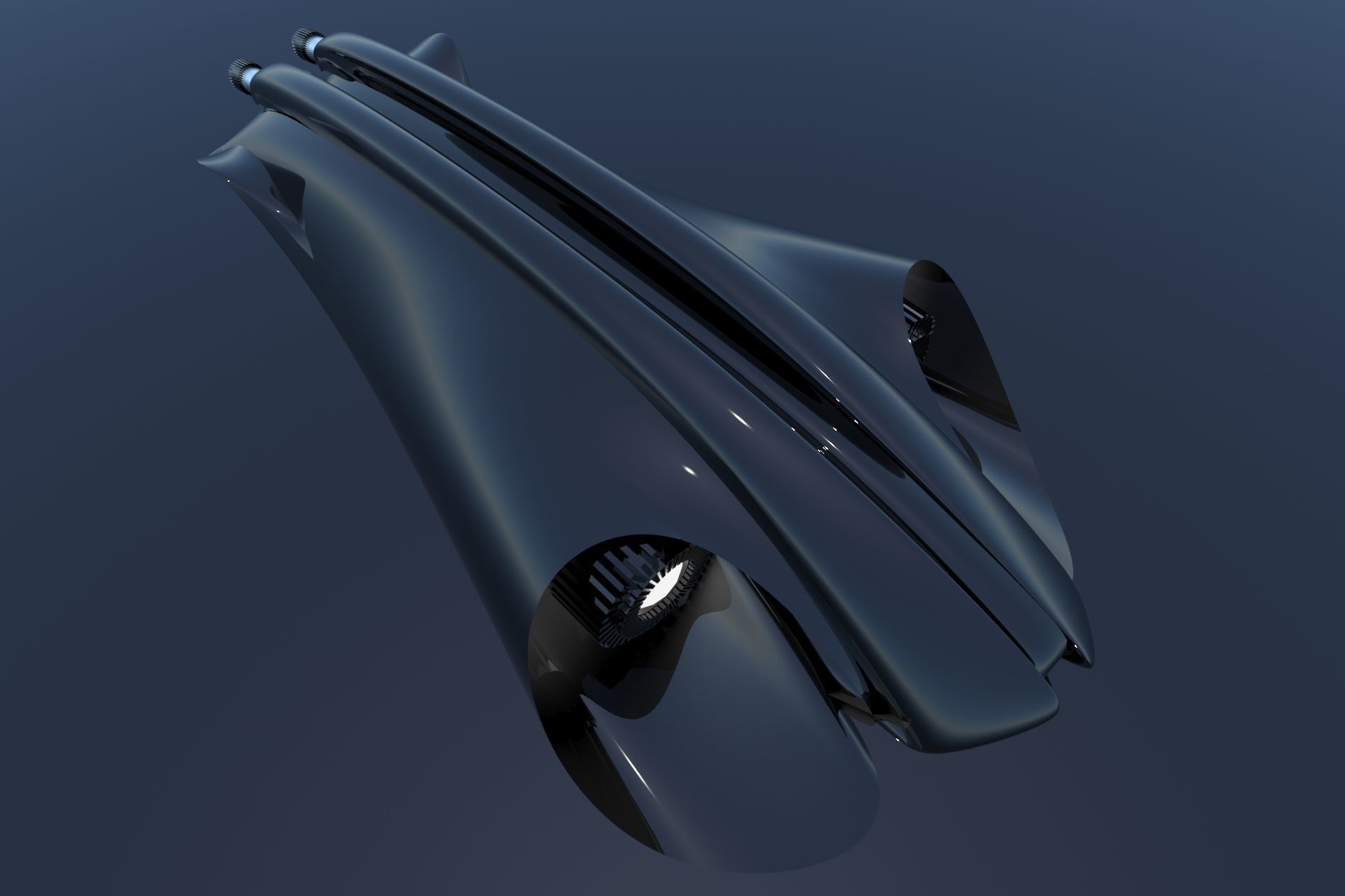 Spaceship Sci-Fi Turbo 3D 3D model_6