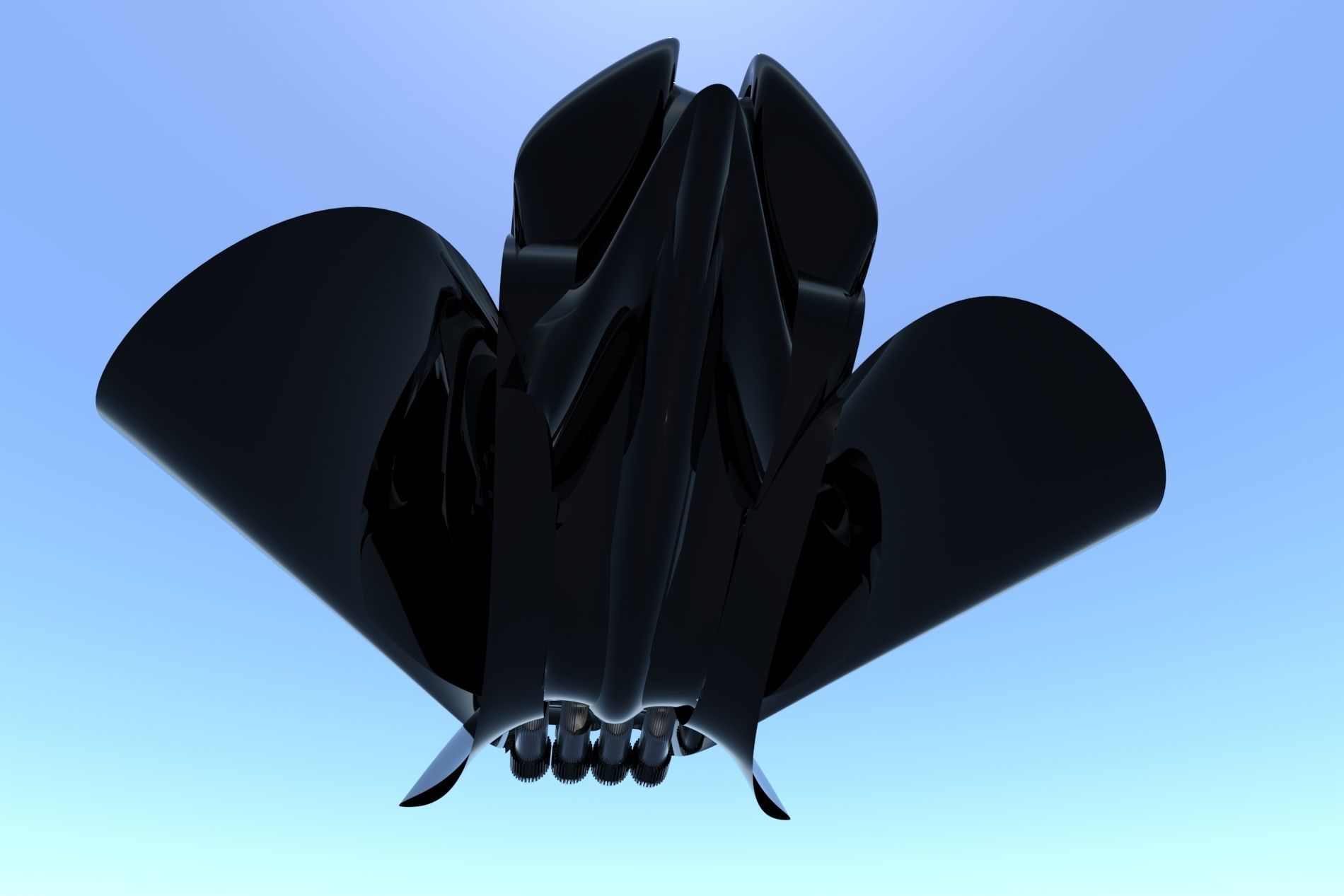 Spaceship Sci-Fi Turbo 3D 3D model_13