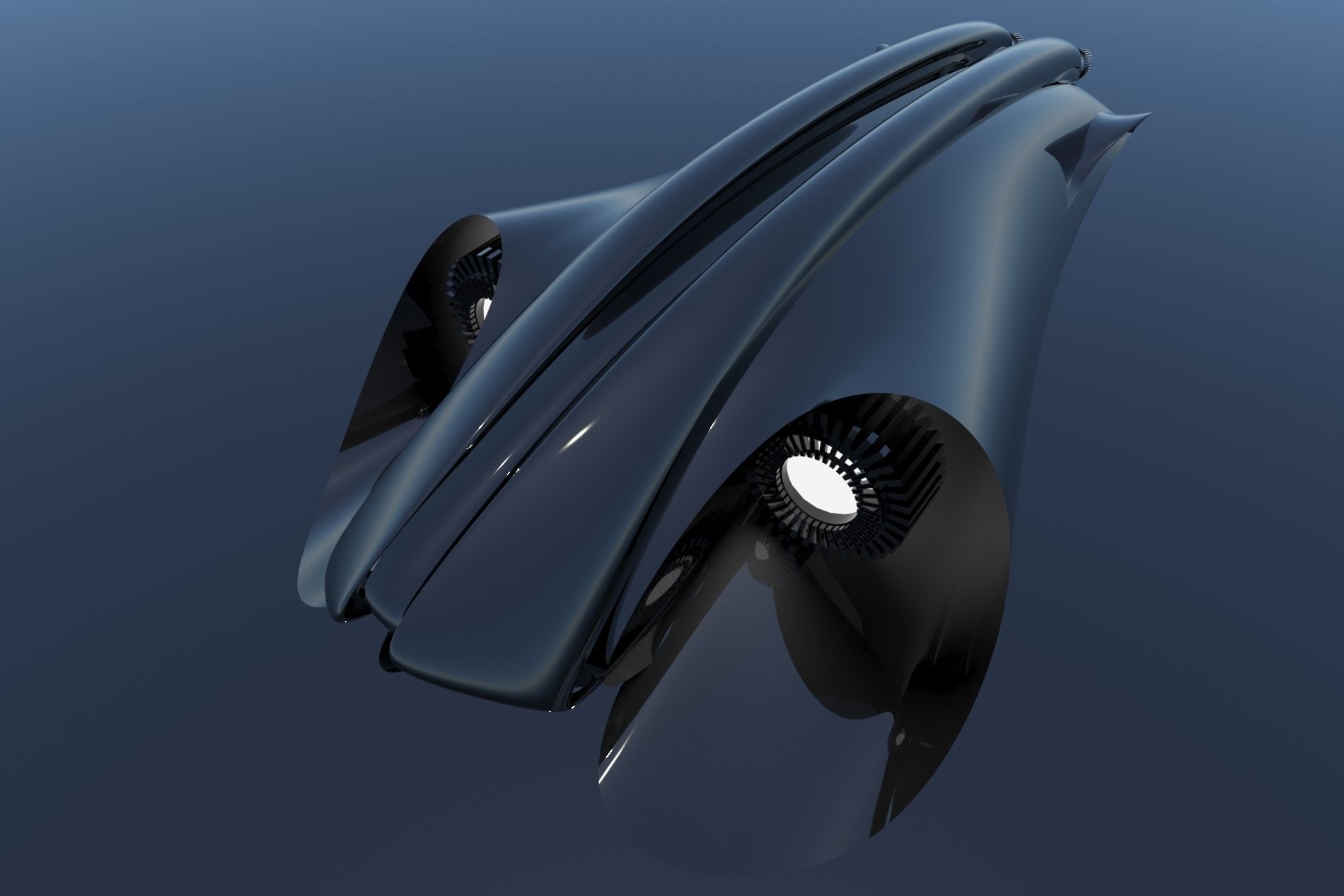 Spaceship Sci-Fi Turbo 3D 3D model_24