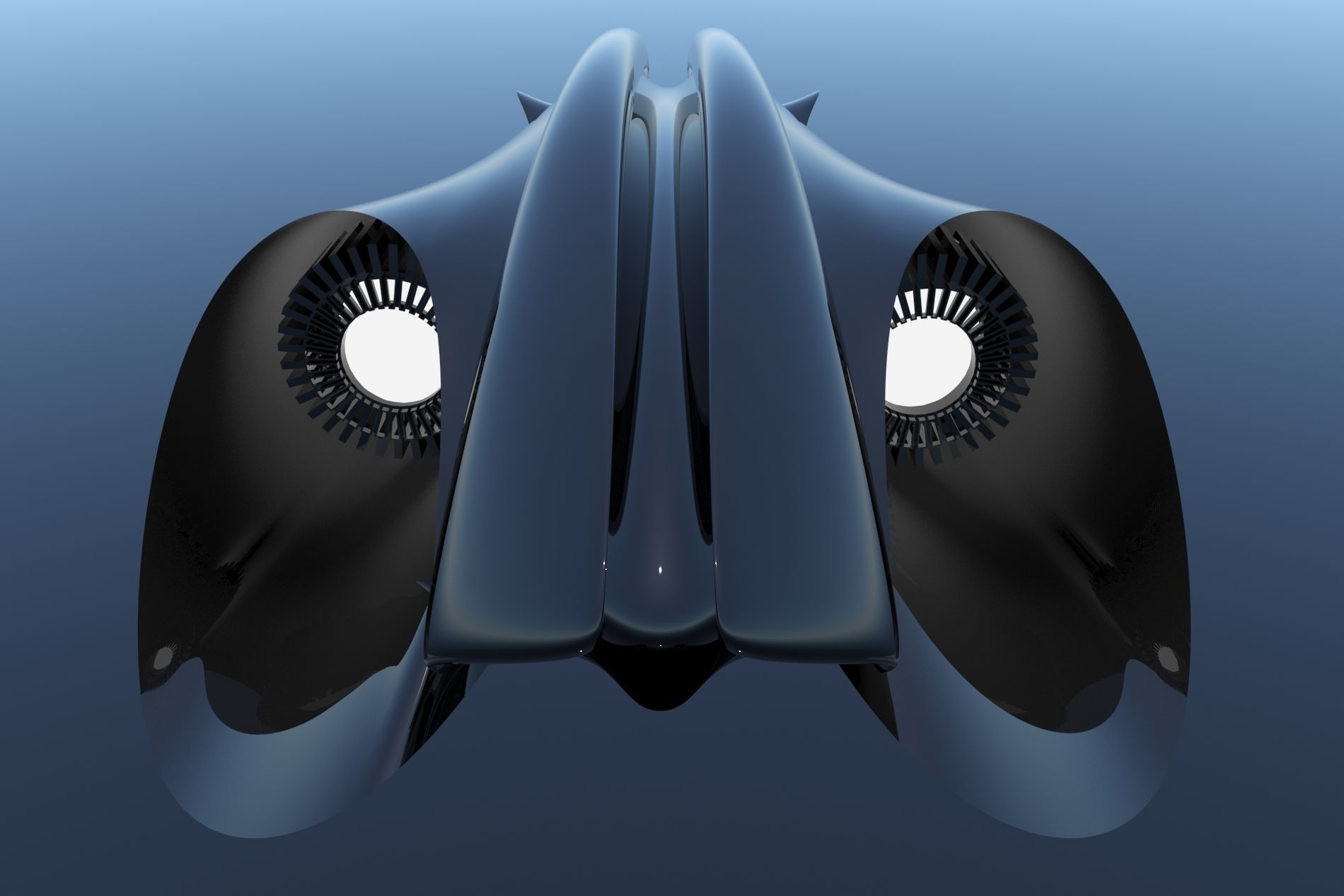 Spaceship Sci-Fi Turbo 3D 3D model_1
