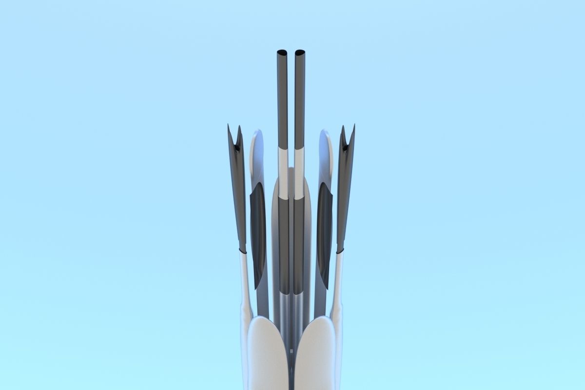 Spaceship Sci-fi Destroyer 3D 3D model_11