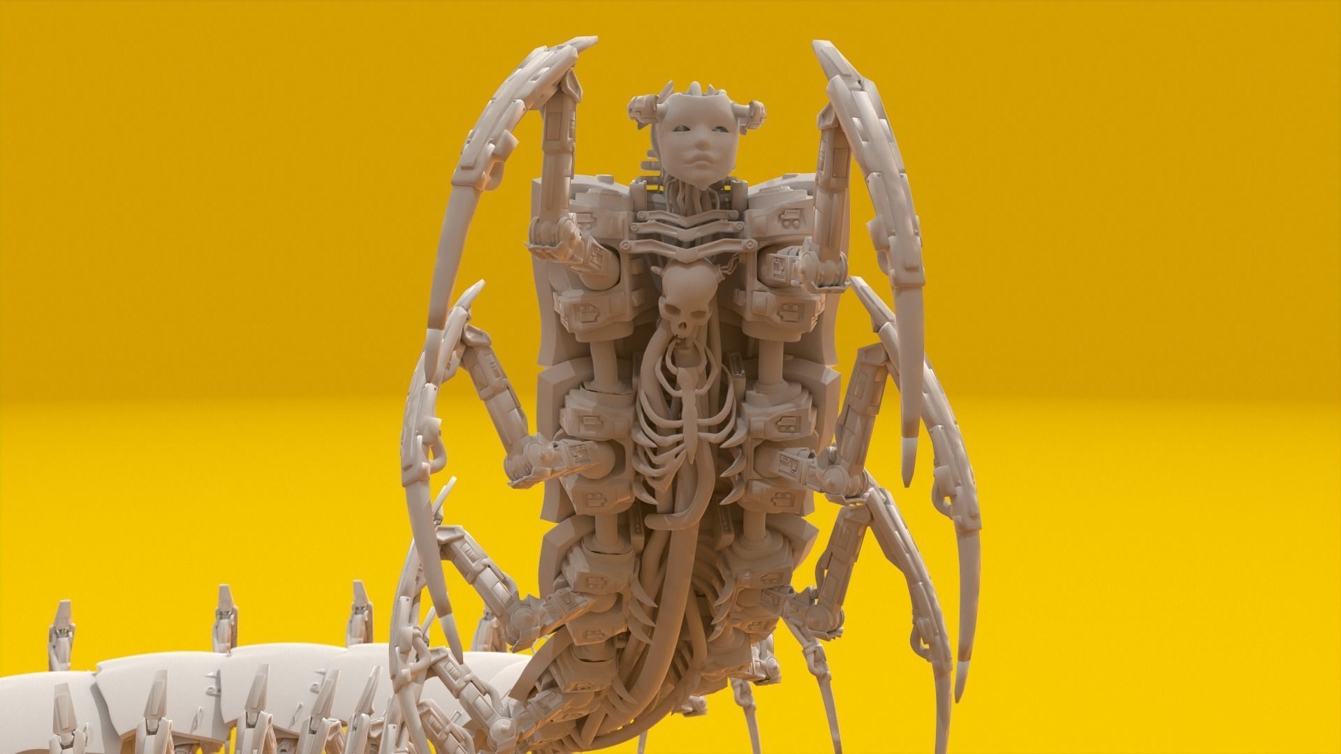 Omukade The Great Man Eater 3D print model_1