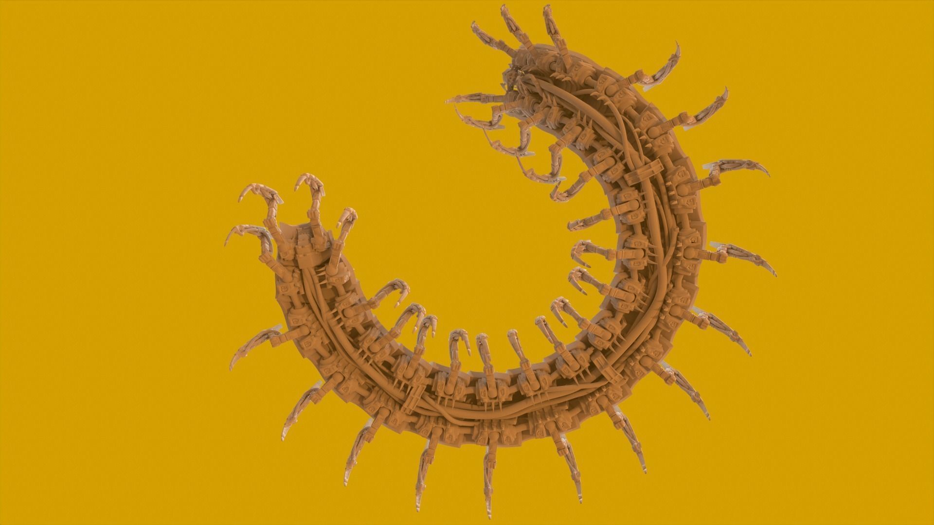 Omukade The Great Man Eater 3D print model_4