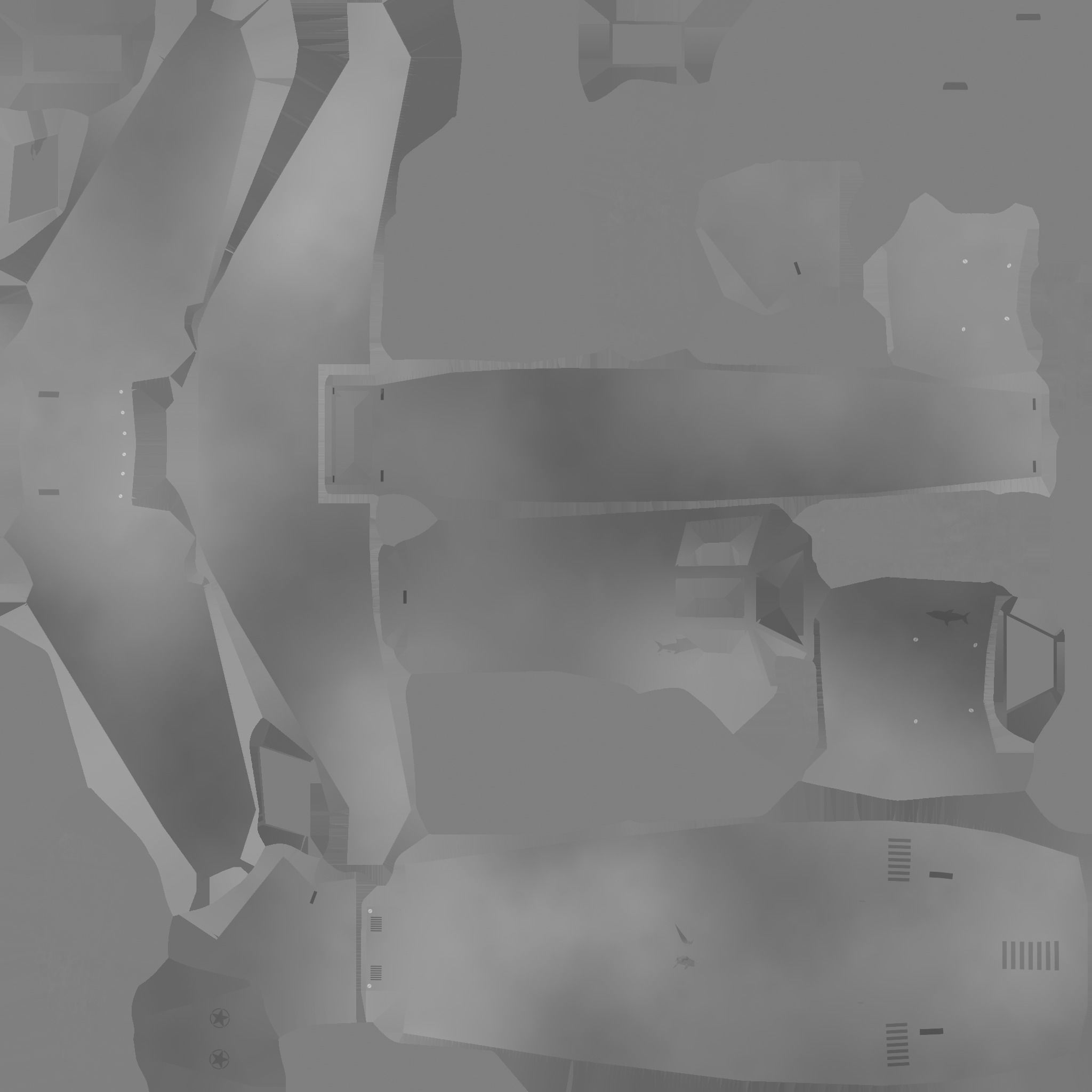 Jet Plane Spaceship 05 - Aircraft Military Airplane Spacecraft Low-poly 3D model_20