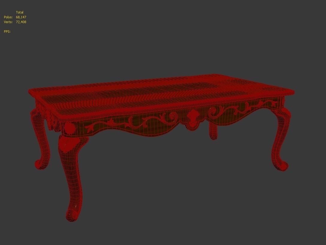 Lisburn Cocktail Table 3D model_8