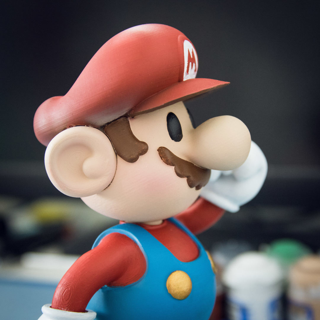FANART - 3D PAPER MARIO - DIORAMA 3D print model_3