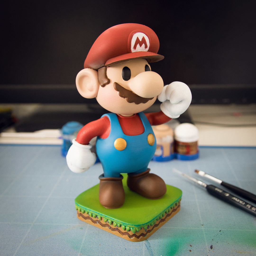 FANART - 3D PAPER MARIO - DIORAMA 3D print model_1