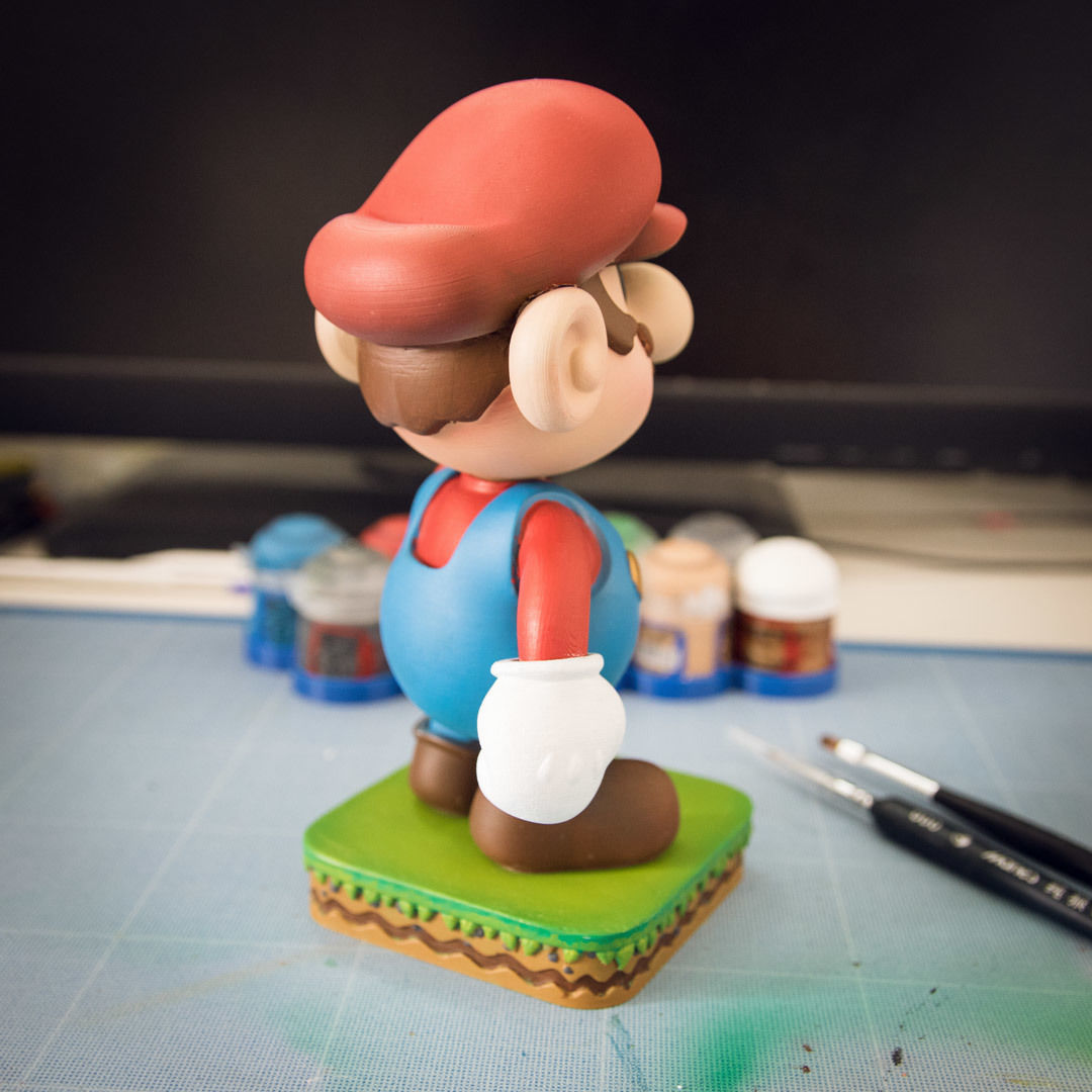 FANART - 3D PAPER MARIO - DIORAMA 3D print model_4