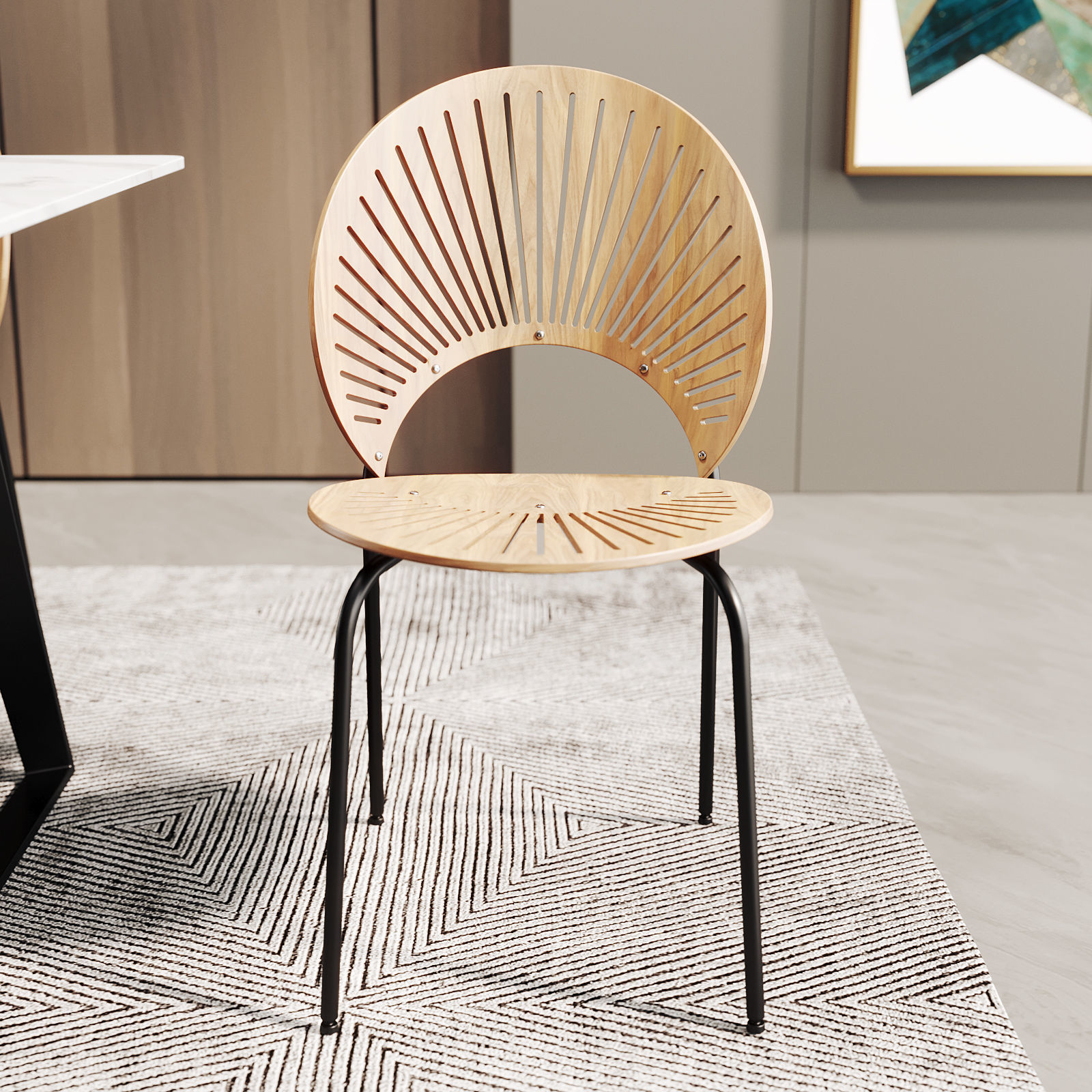 Dining Room Interior  324 3D model_5