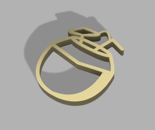 Coconut Pendant 3D print model_2
