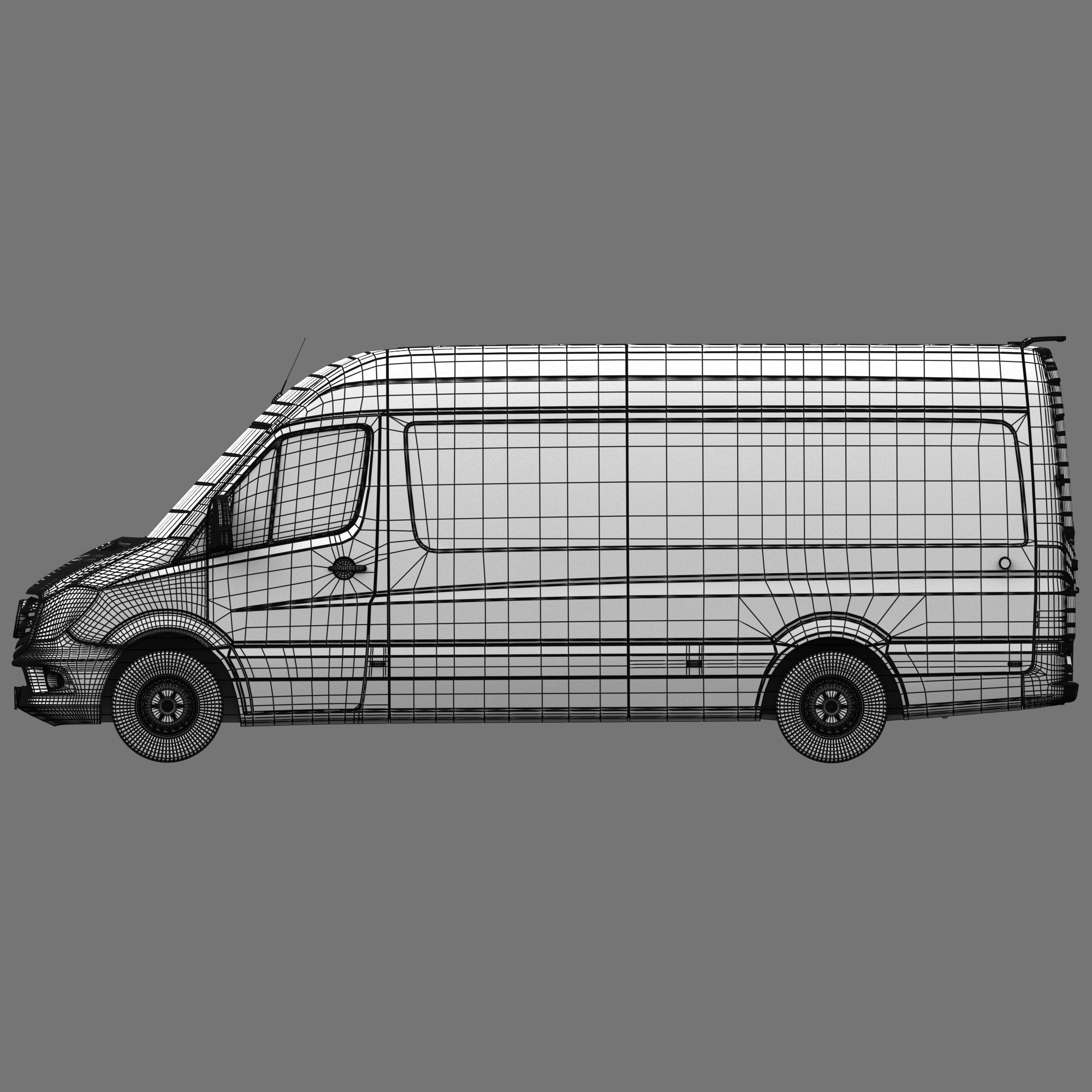 Mercedes-Benz Sprinter Panel Van SWB 2015 3D model_20