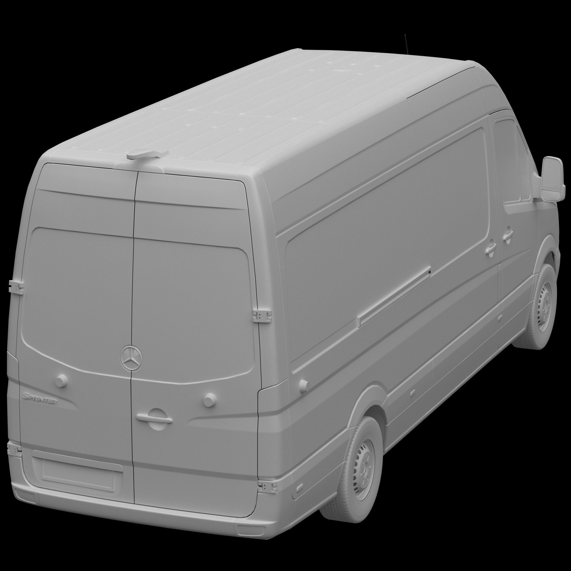 Mercedes-Benz Sprinter Panel Van SWB 2015 3D model_23