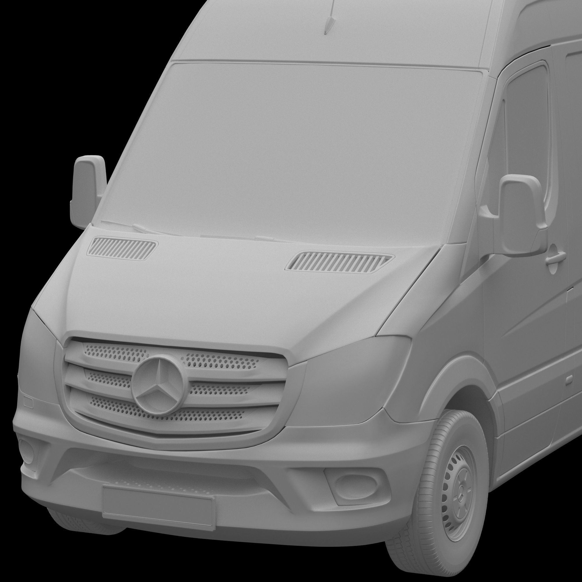 Mercedes-Benz Sprinter Panel Van SWB 2015 3D model_24