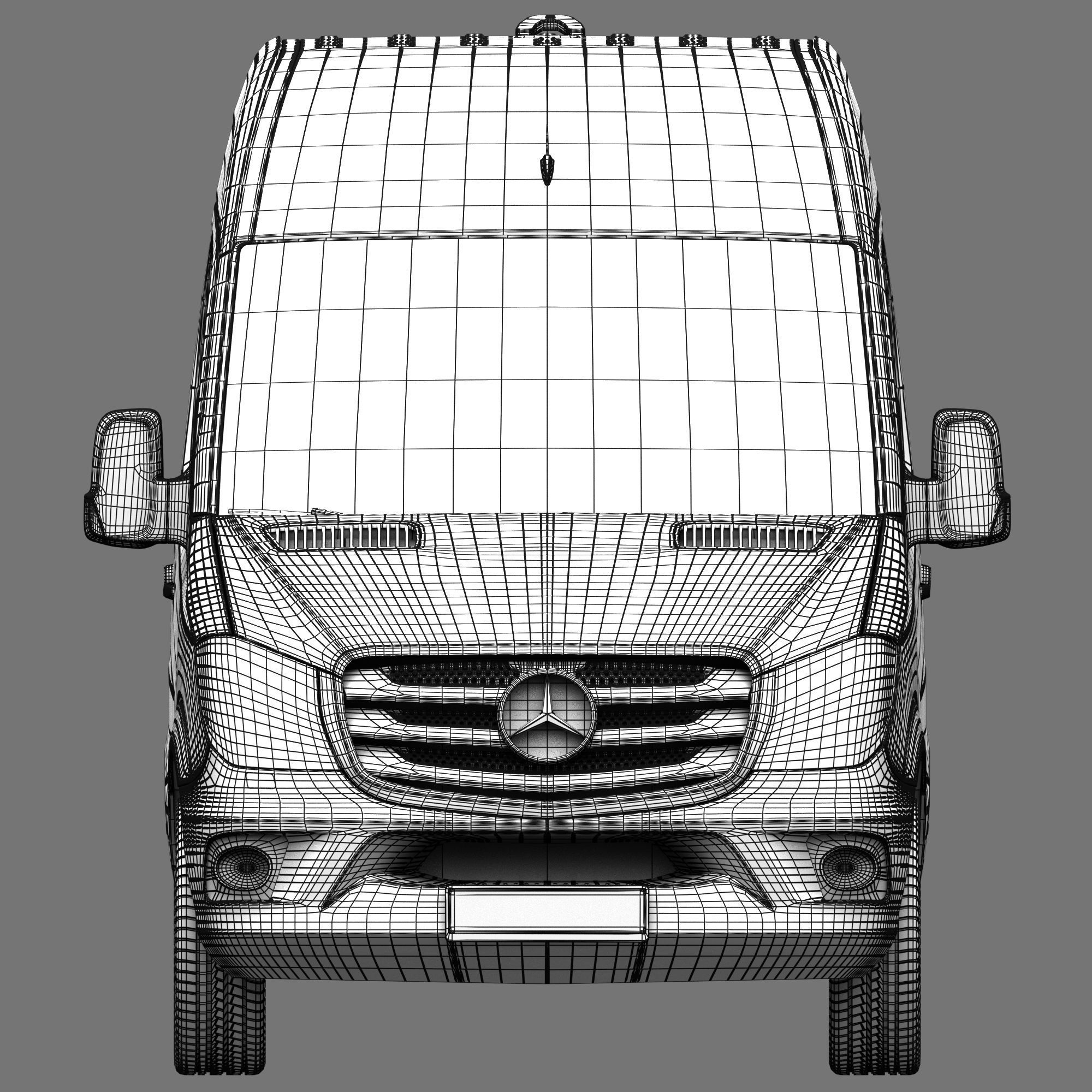 Mercedes-Benz Sprinter Panel Van SWB 2015 3D model_17