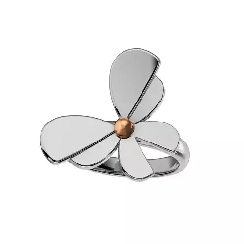 U020 Butterfly ring