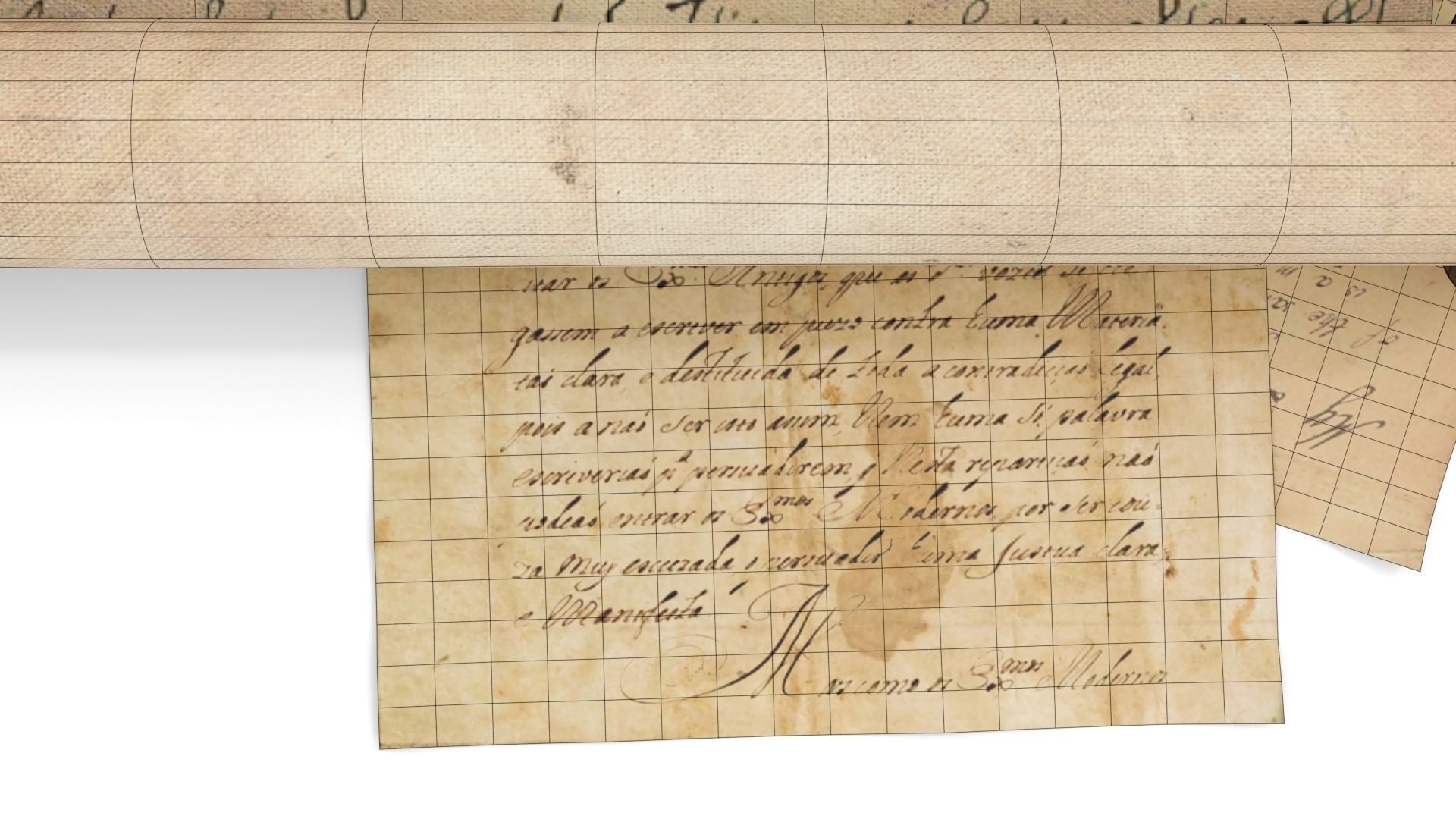 Ancient Scroll 1 3D model_19