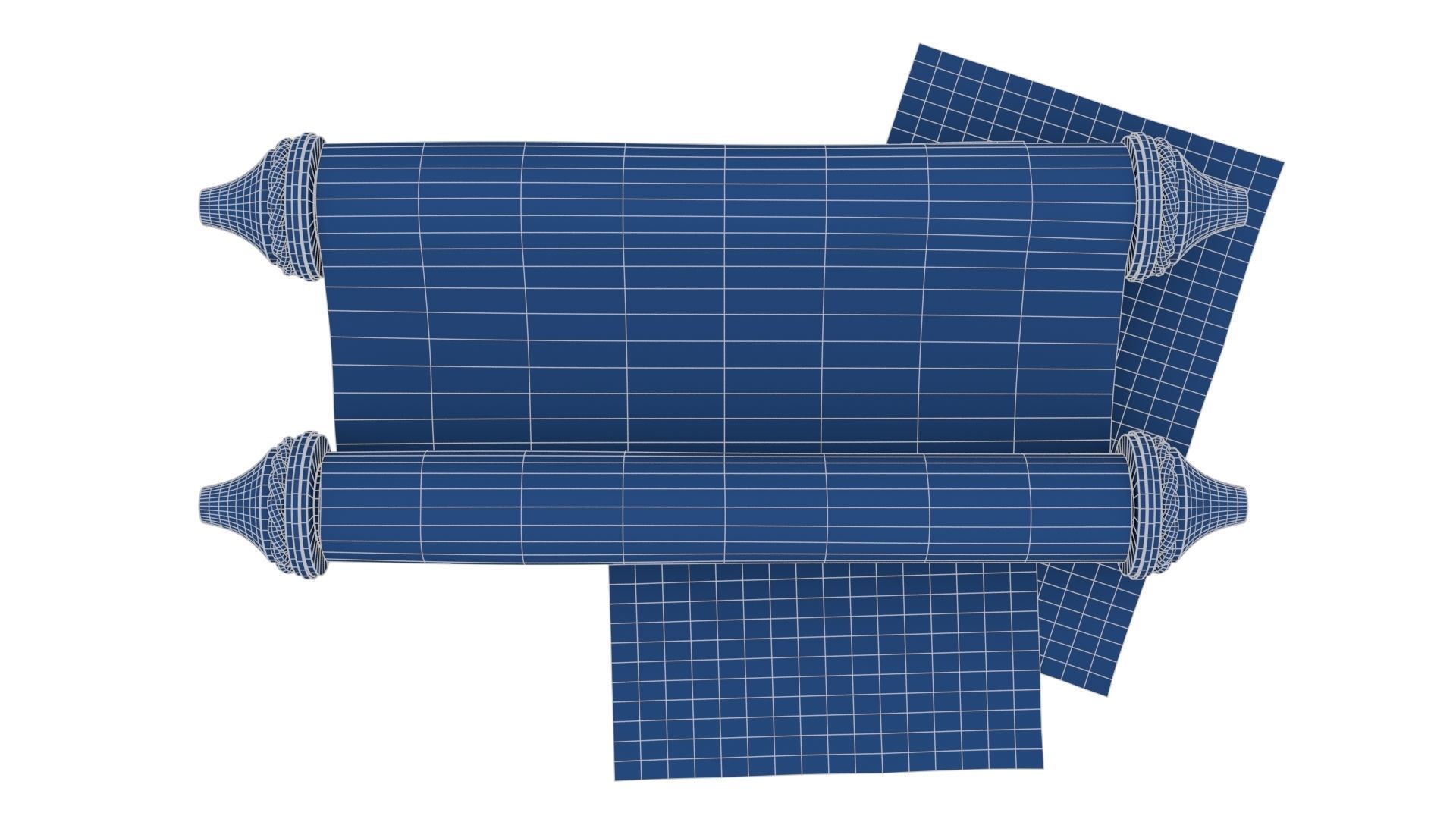 Ancient Scroll 1 3D model_24