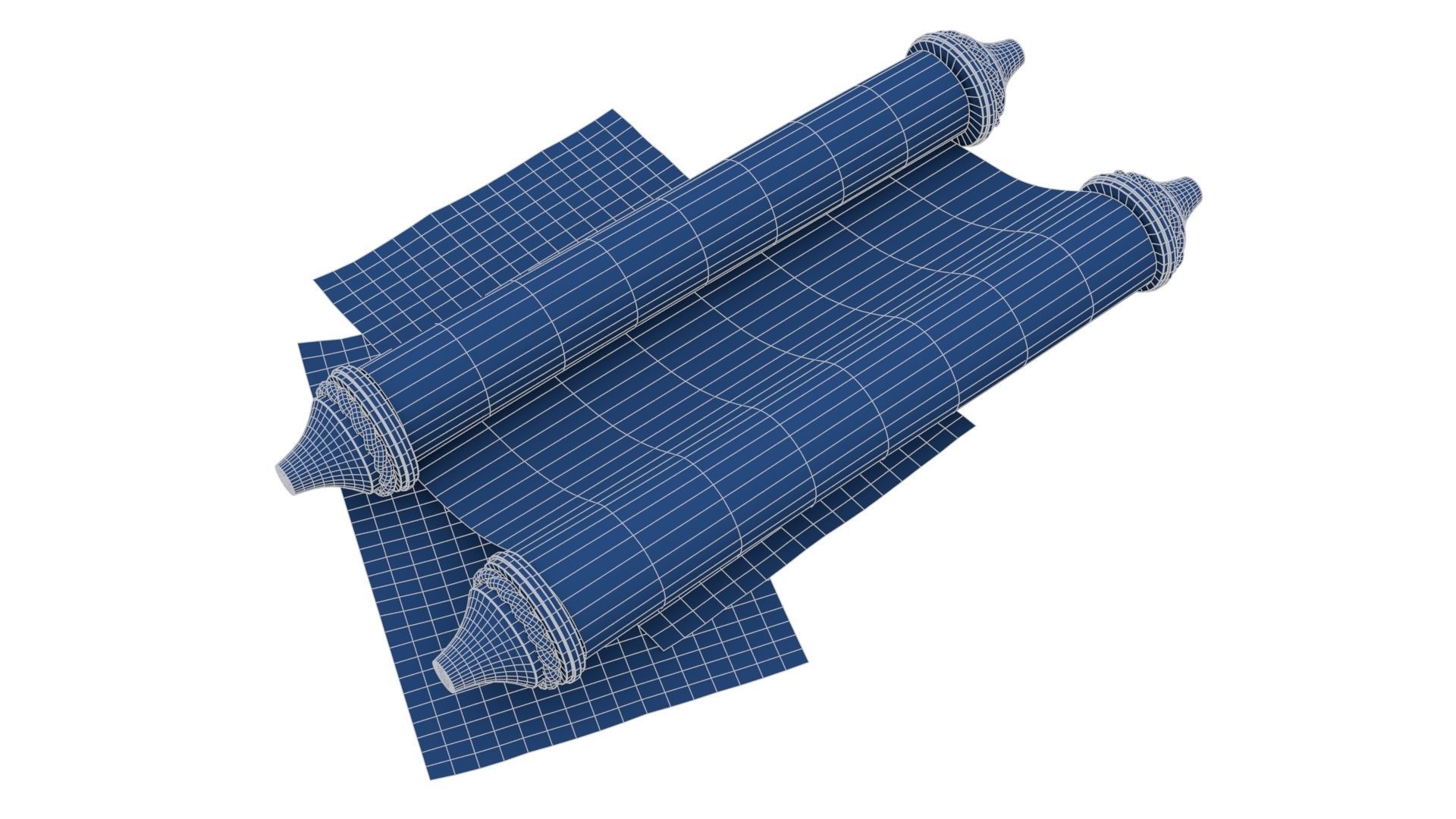 Ancient Scroll 1 3D model_23