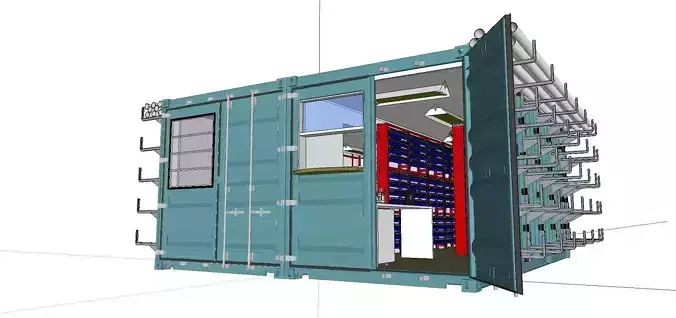 City Simple Art Building-Container-041