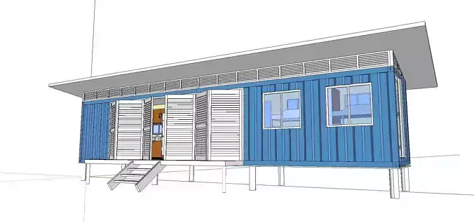 City Simple Art Building-Container-042