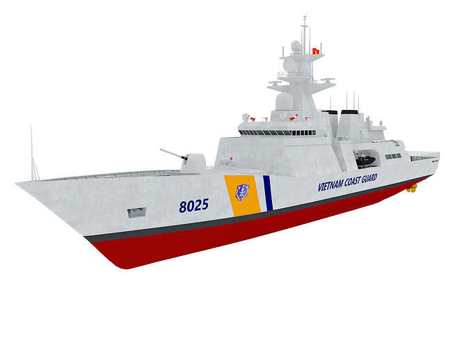 VCG 8025 Vietnam Coast Guard 8025 3D model