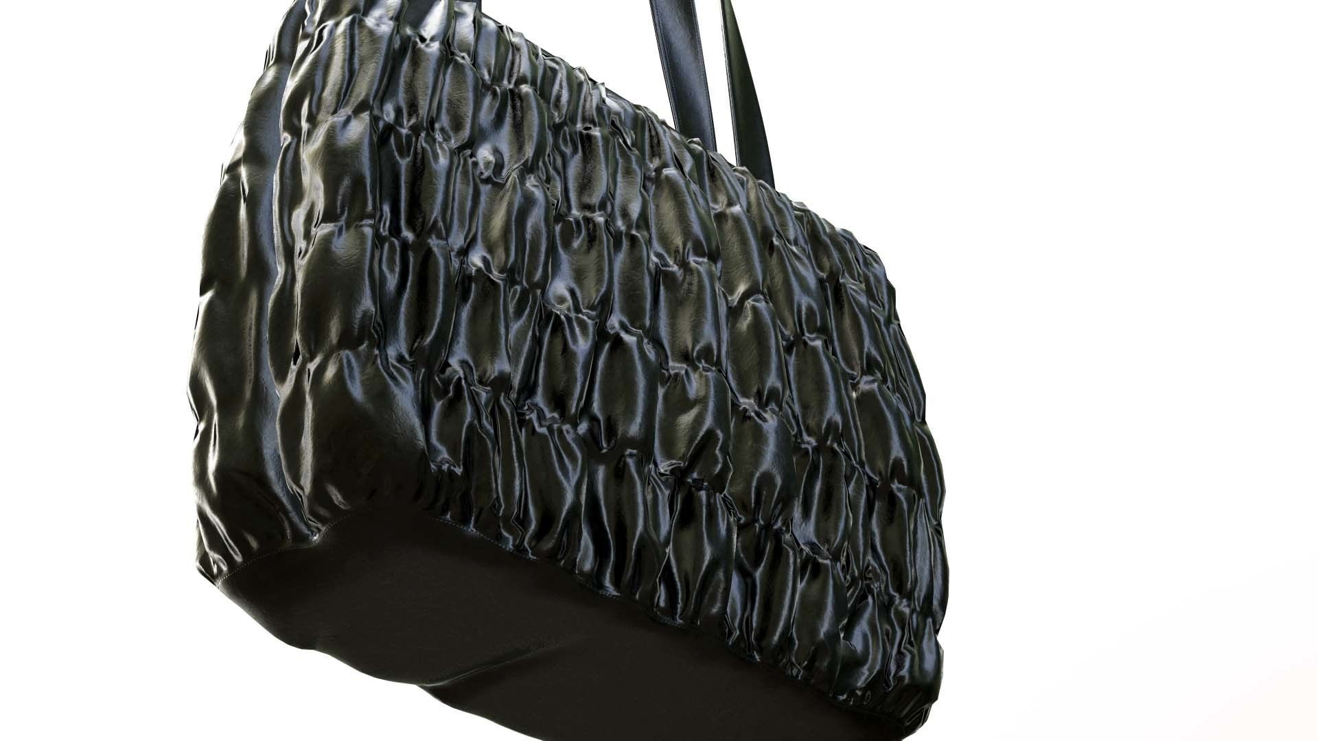 Elegant Woman Handbag Low-poly 3D model_6