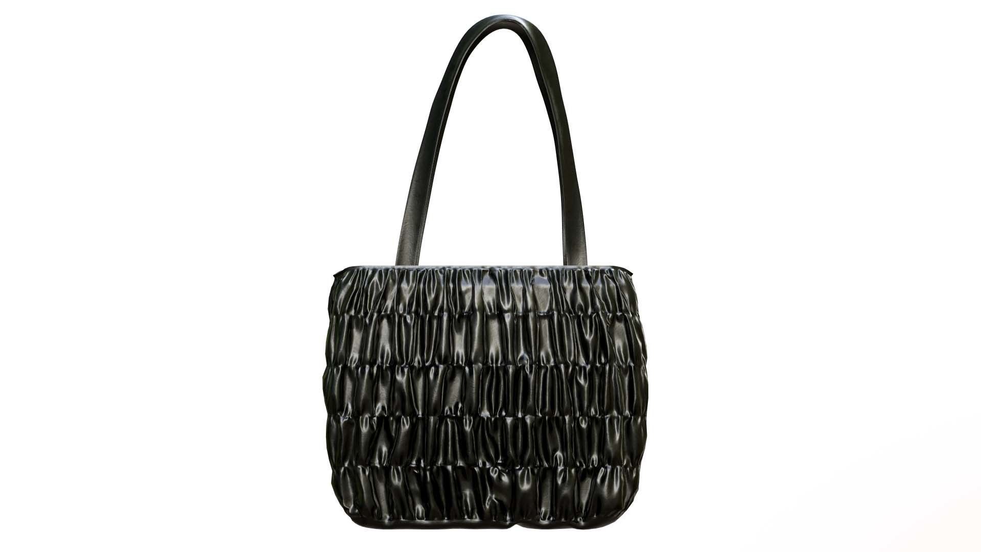 Elegant Woman Handbag Low-poly 3D model_5