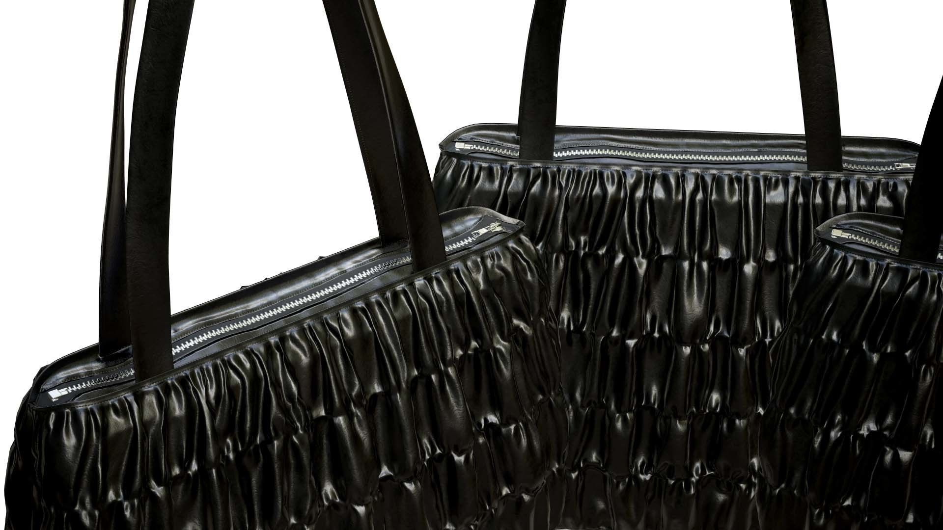 Elegant Woman Handbag Low-poly 3D model_2