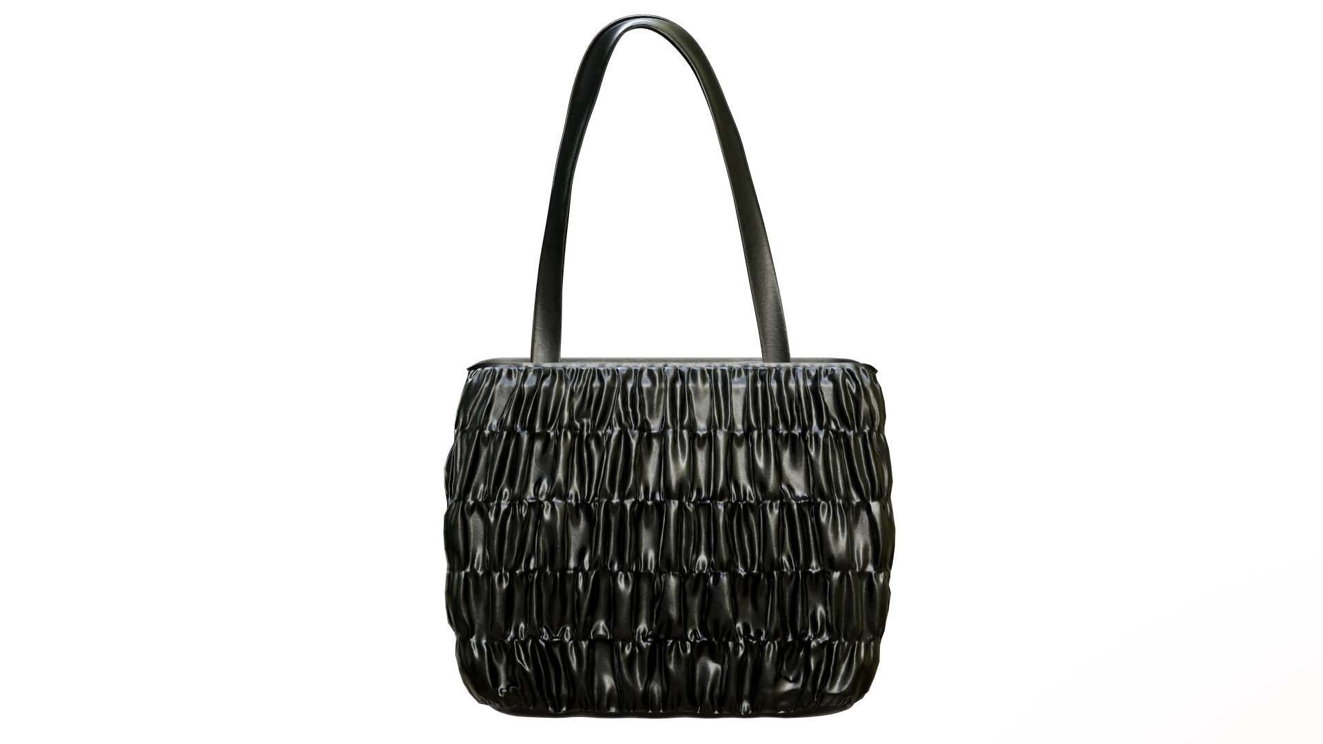 Elegant Woman Handbag Low-poly 3D model_3