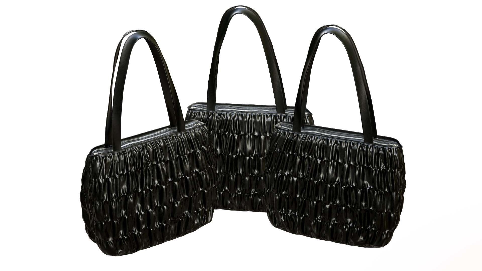 Elegant Woman Handbag Low-poly 3D model_8