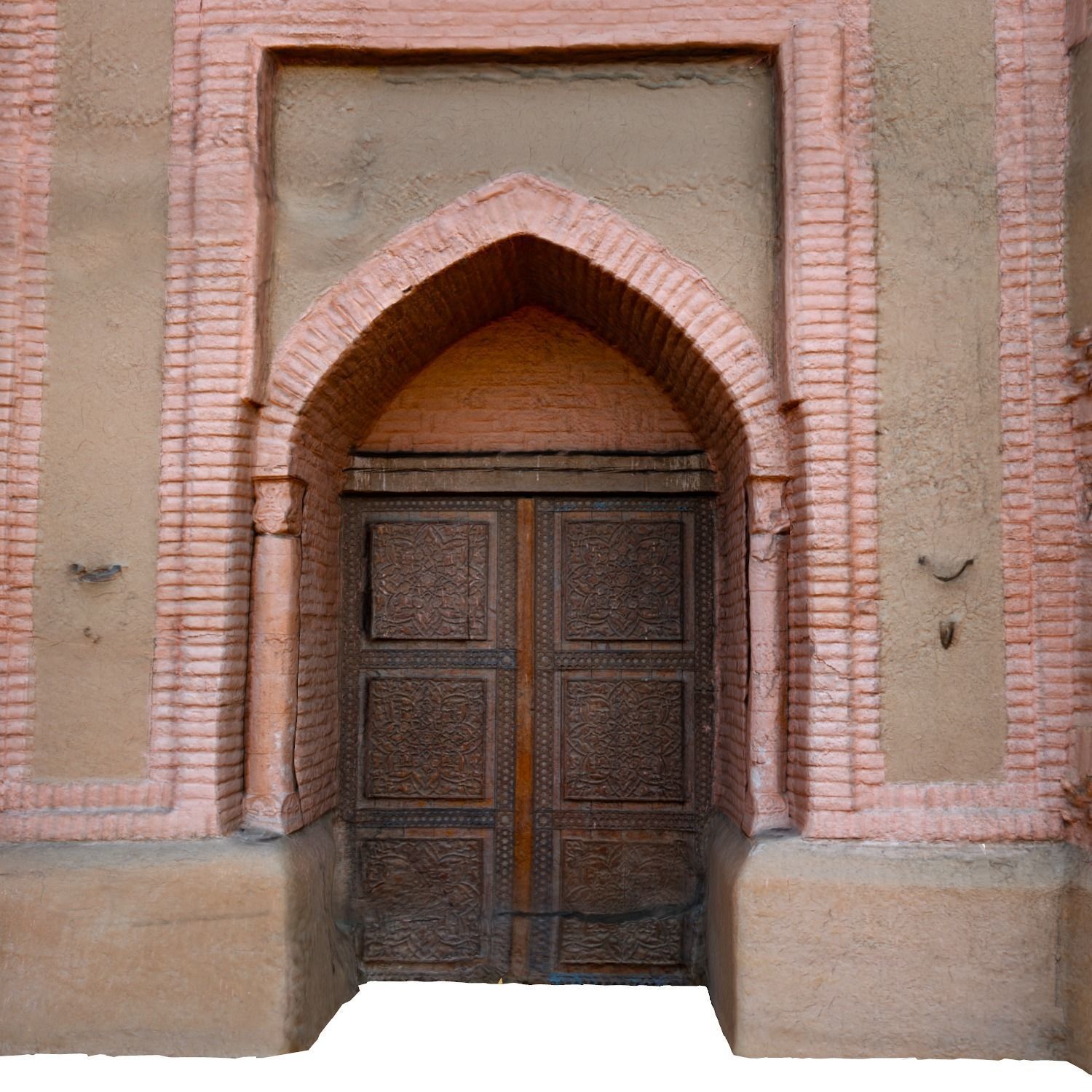 medieval nomad castle Low-poly 3D model_4