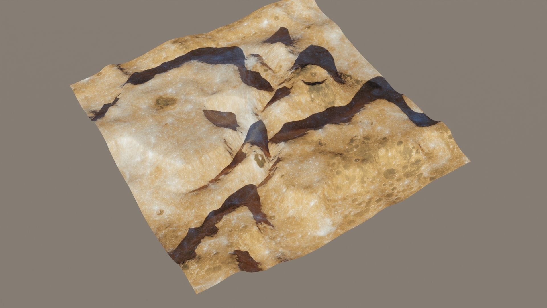 Landscape 3D model rock 3D model_5