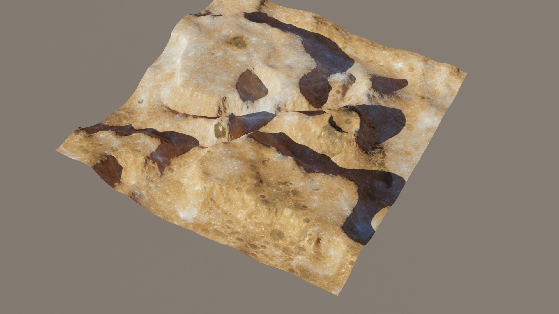 Landscape 3D model rock 3D model_3