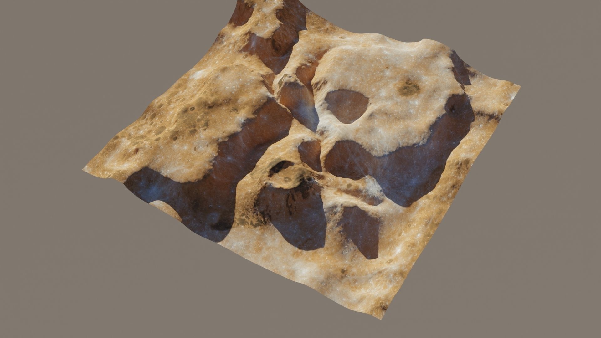 Landscape 3D model rock 3D model_1