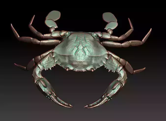 Crab figurine 3D print model