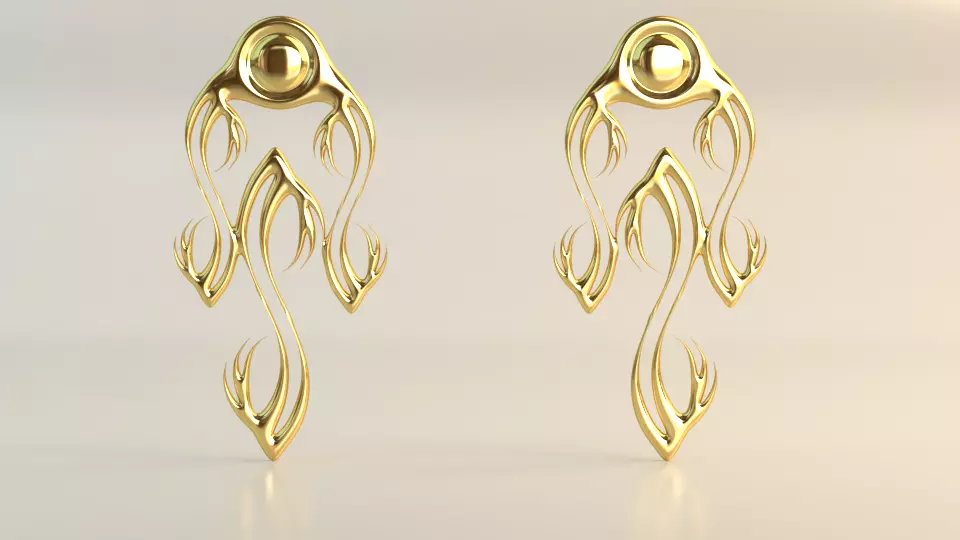 Ear Rings 3D model_0