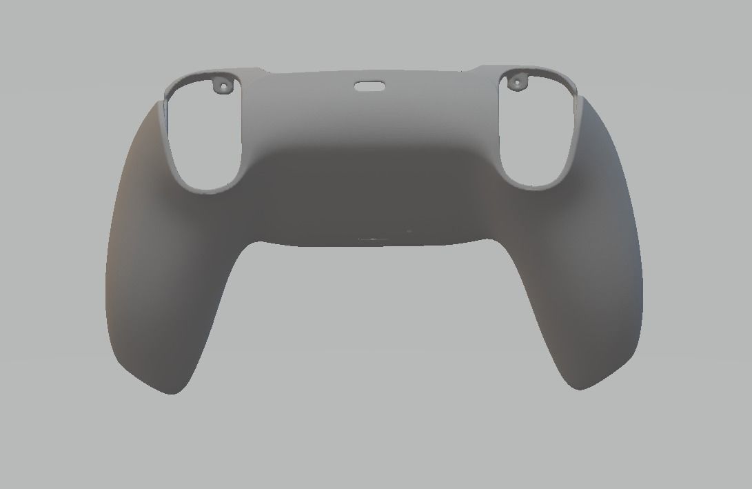 DualSense PS5 Back Plate Shell 3D model_3