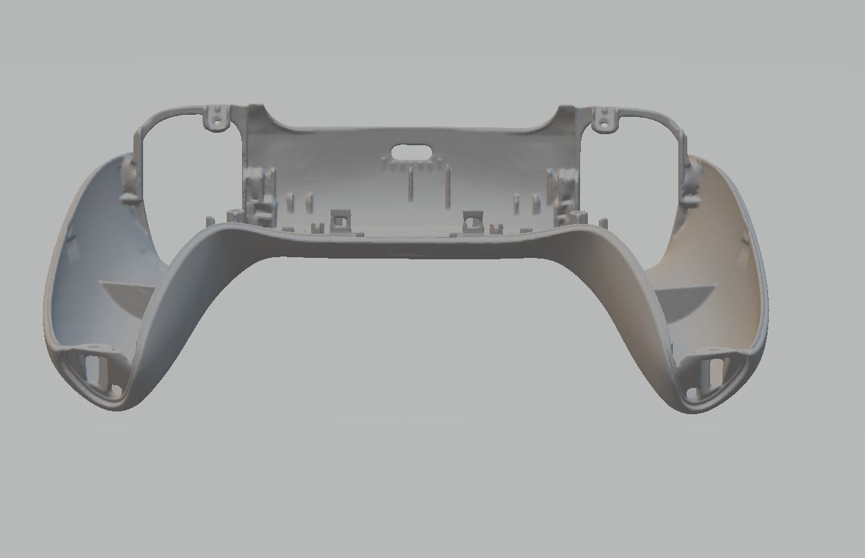 DualSense PS5 Back Plate Shell 3D model_4