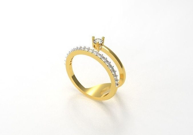 052 - Delicate Ring For Girls 3D print model