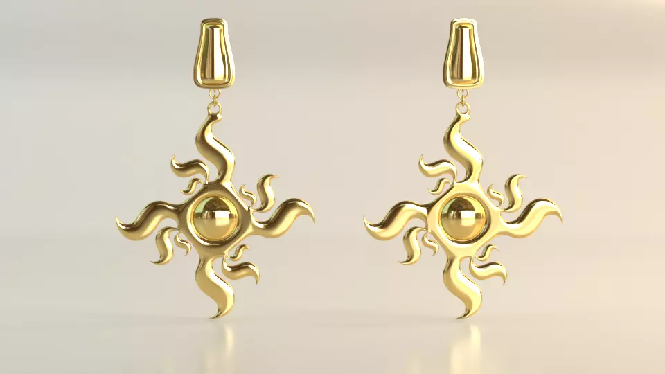 Ear Rings 3D model_0