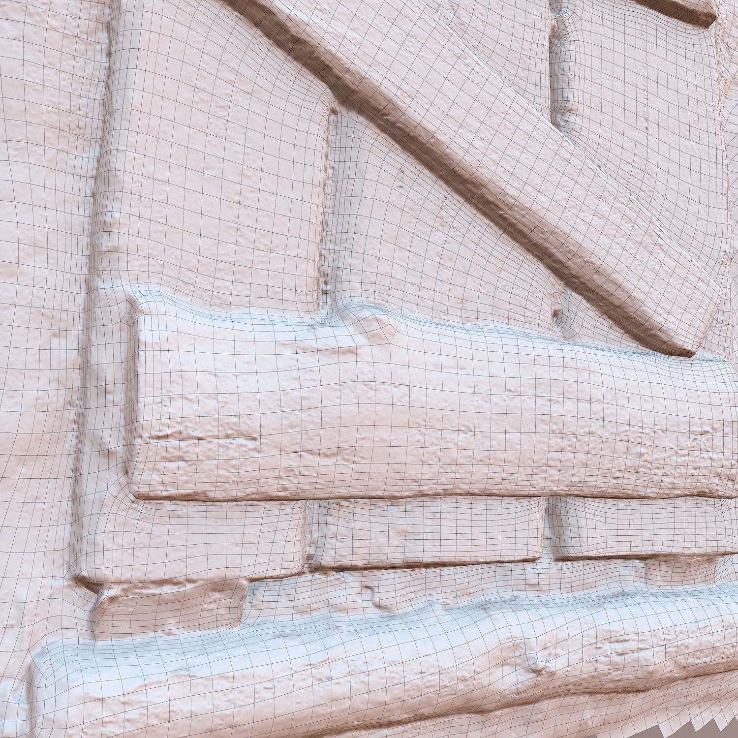 middle ages closed window Low-poly 3D model_11