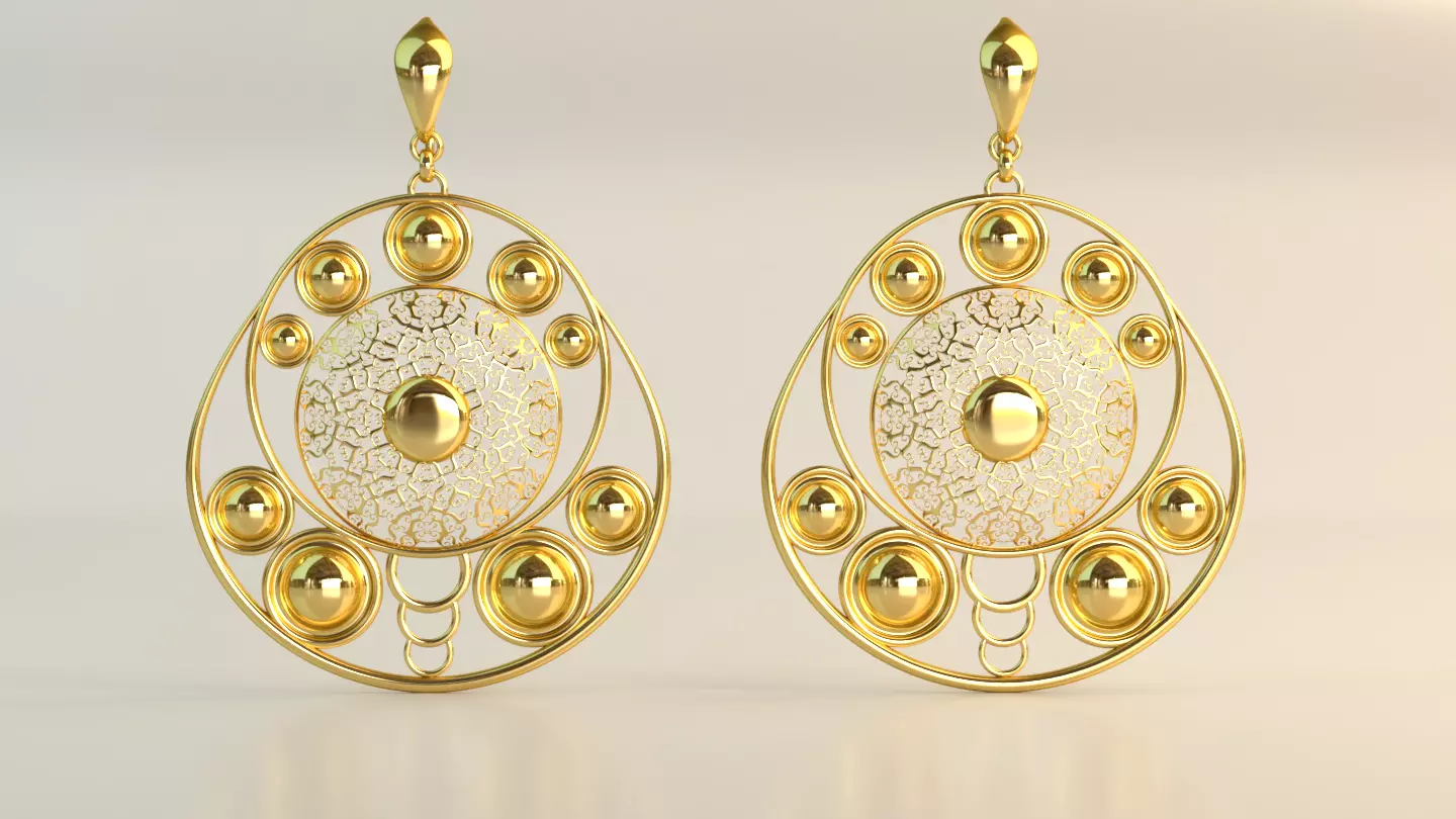 Ear Rings 3D model_0