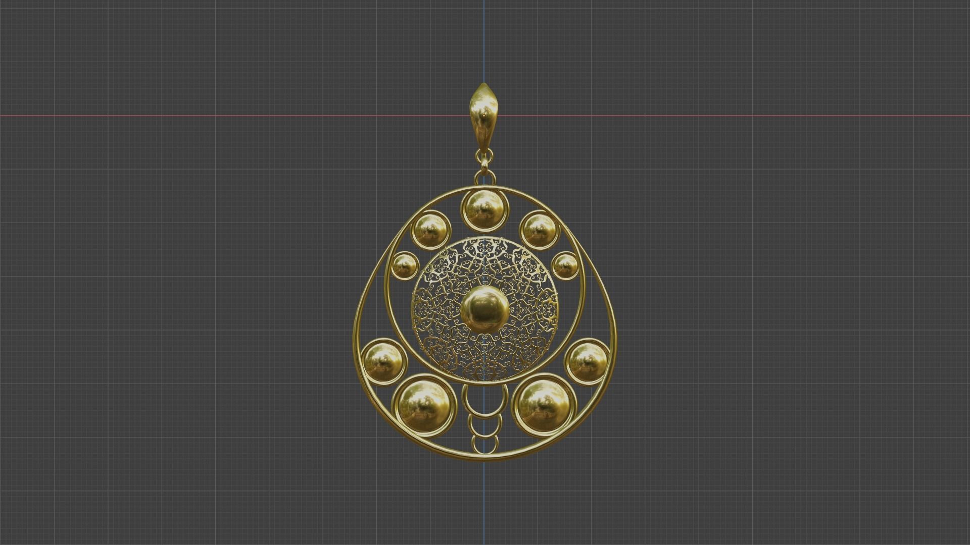 Ear Rings 3D model_1