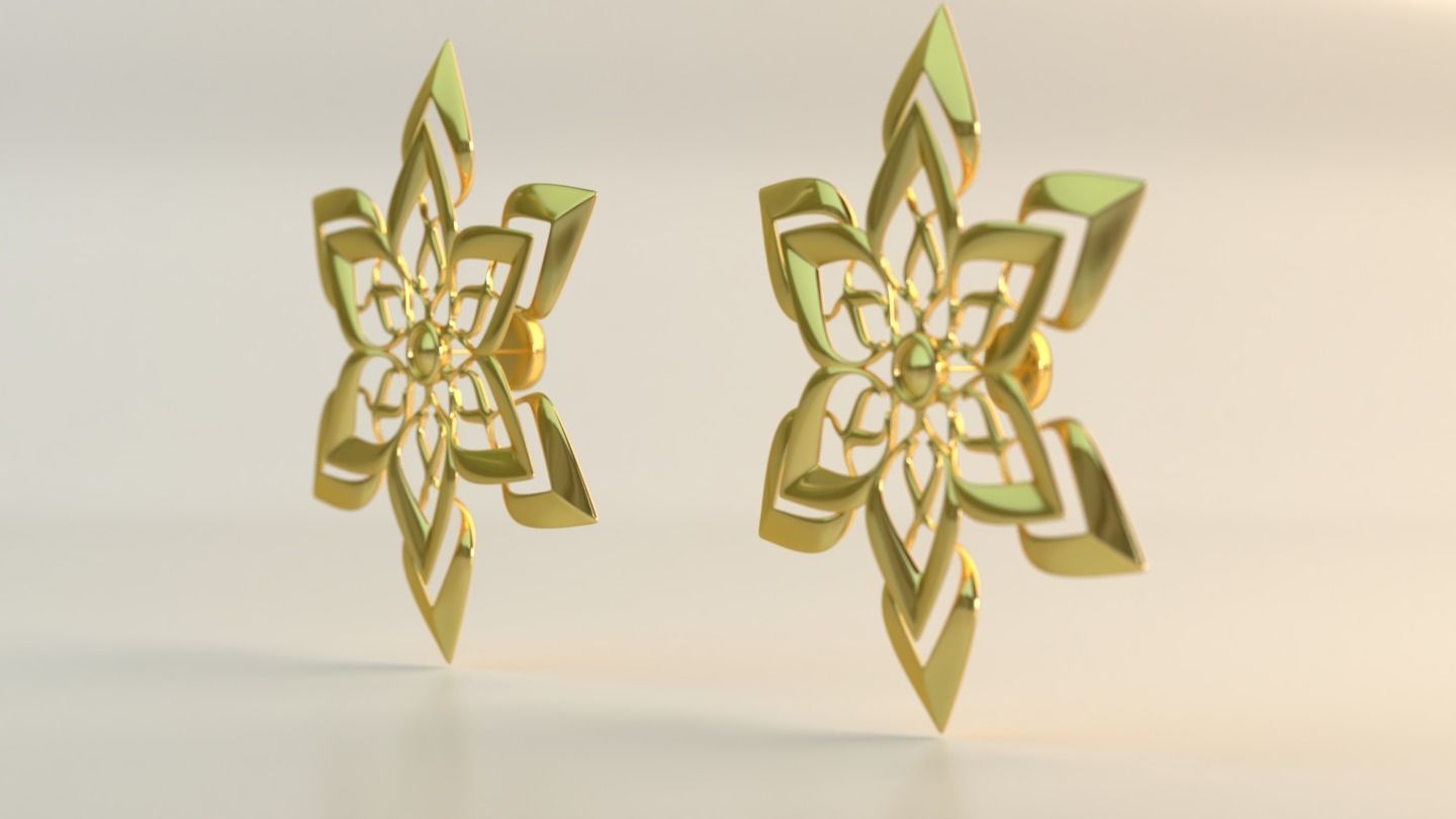 Ear Rings 3D model_4