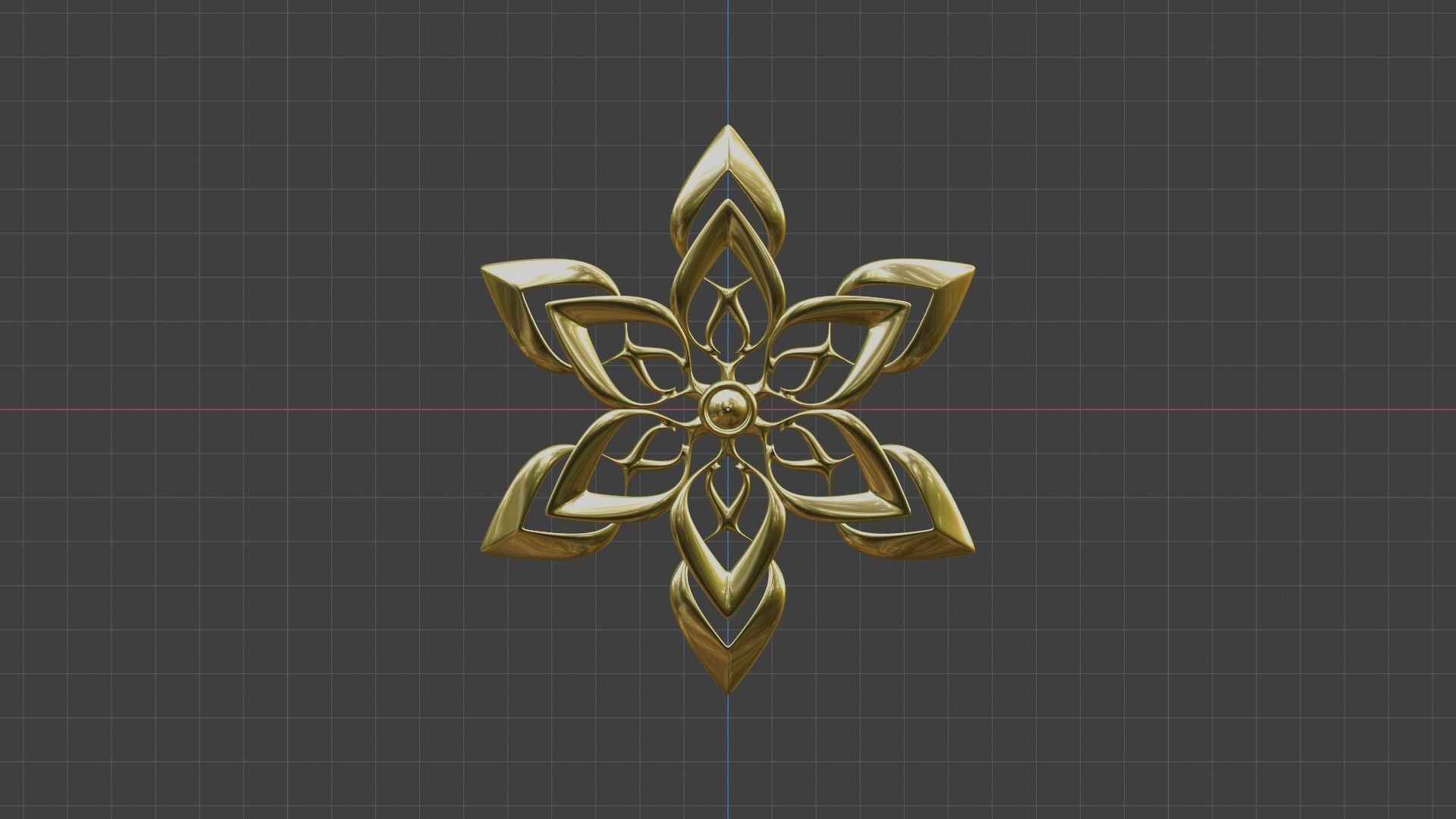 Ear Rings 3D model_1