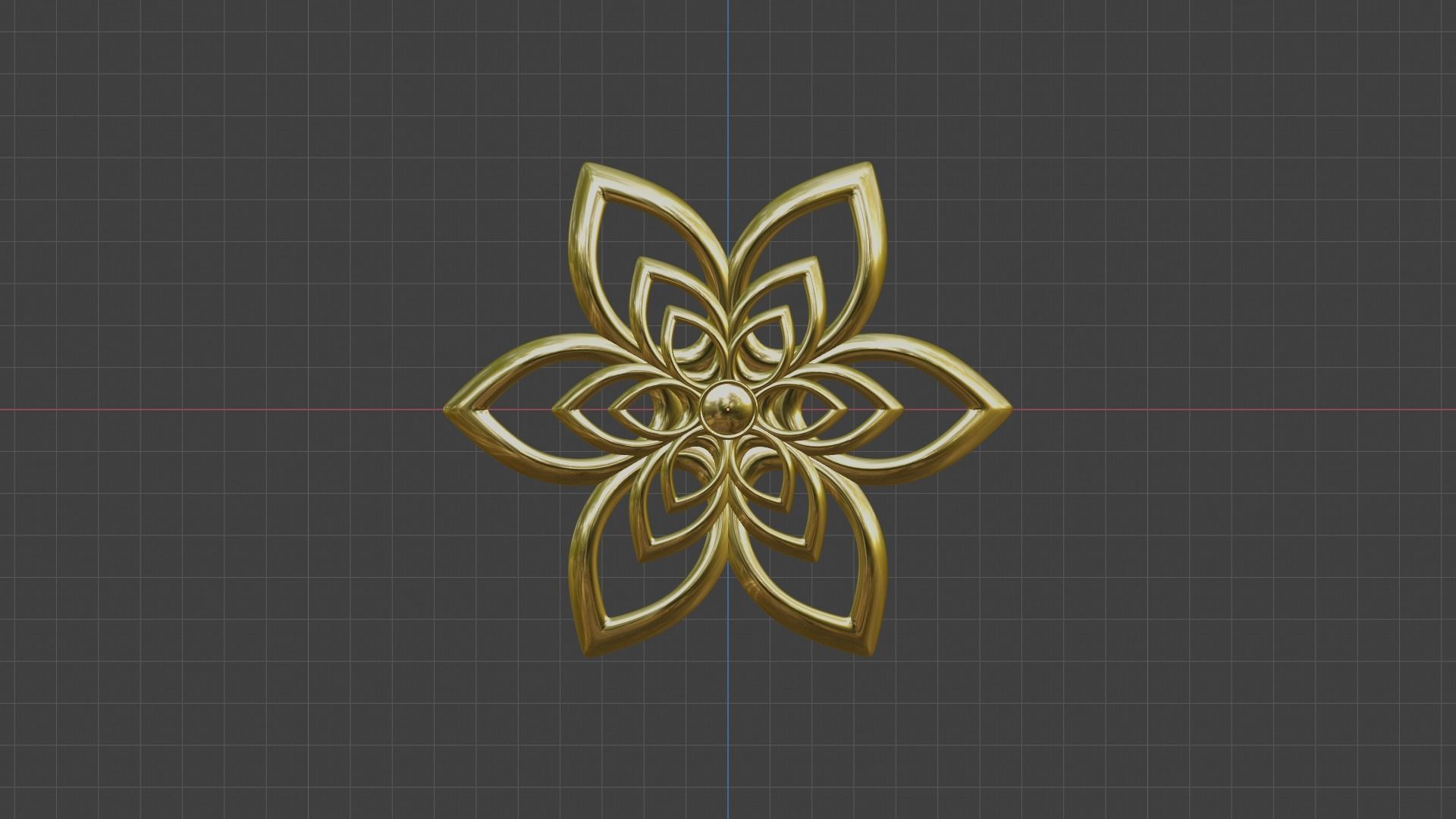 Ear Rings 3D model_1